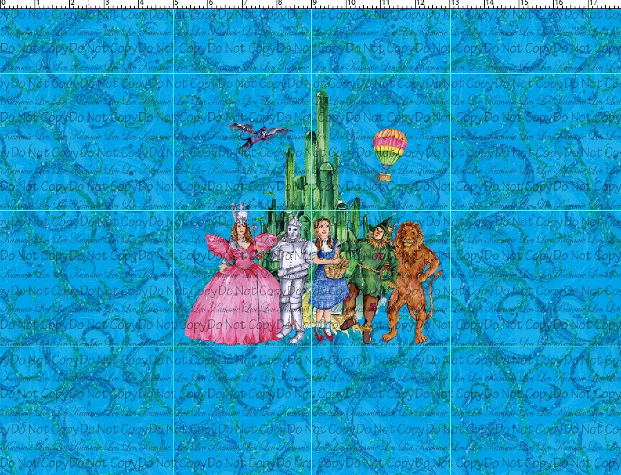 R126 Journey to Oz - Panel - CHILD - Blue